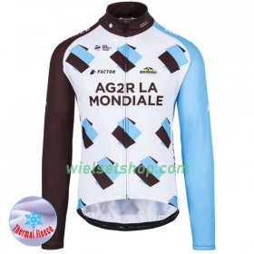 Wielershirt 2017 AG2R La Mondiale N001 Winter Thermal Fleece